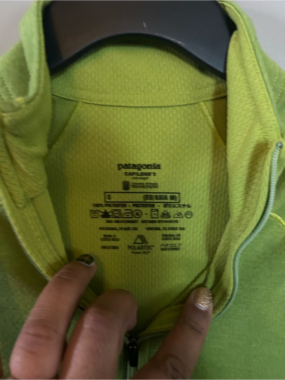 Patagonia Shirt - Women's Capilene® Midweight Zip-Neck Pullover green - Picture 2 of 6